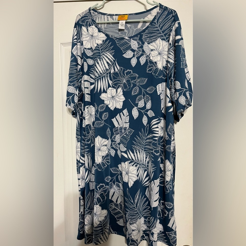 NWOT: Ruby Rd women’s puff floral print dress